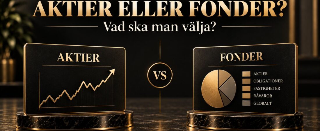 Aktier eller fonder? Vad ska man välja?