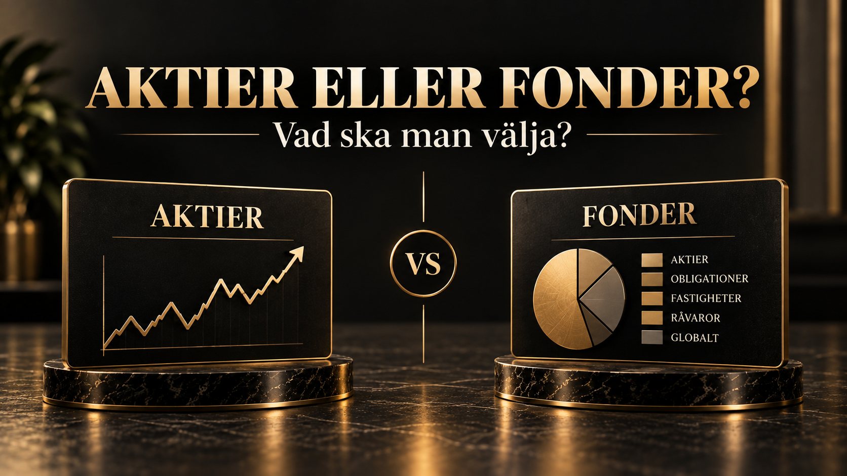 Aktier eller fonder? Vad ska man välja?