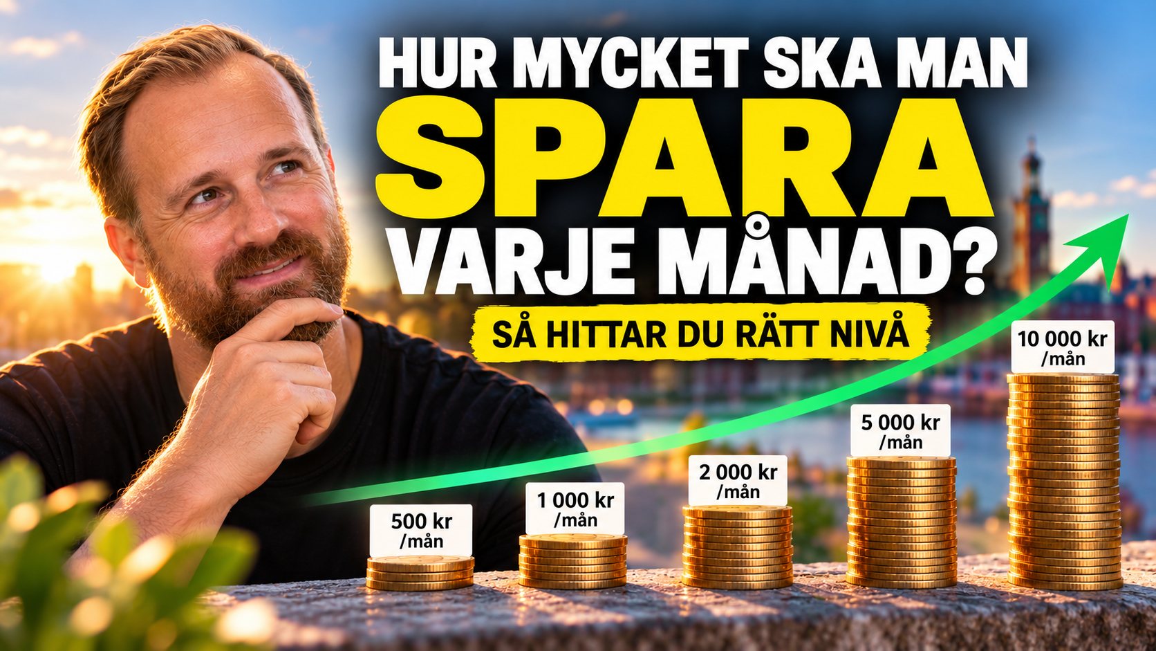 Hur mycket ska man spara varje månad? Så hittar du rätt nivå