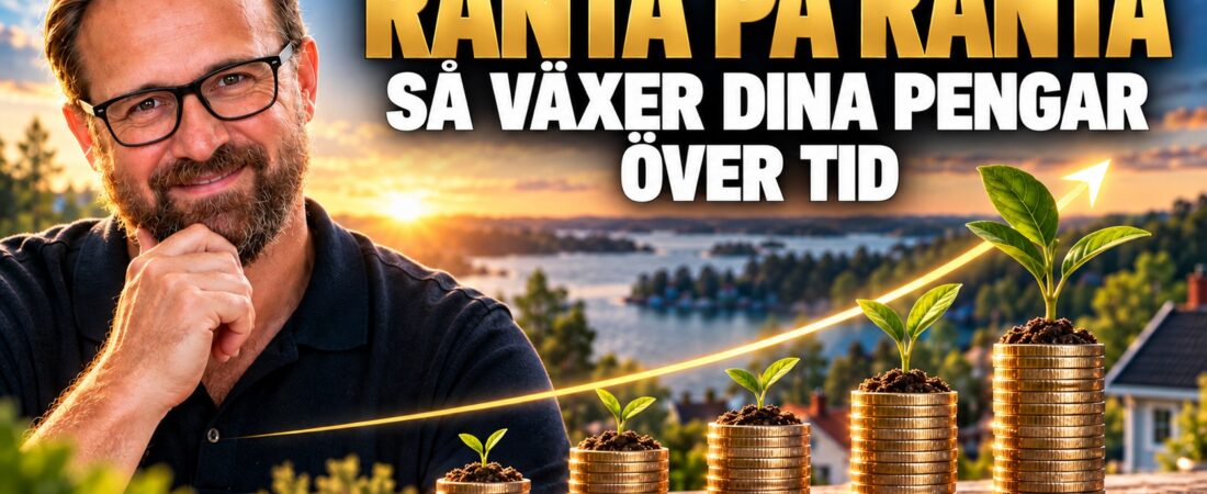Ränta på ränta, så växer dina pengar över tid