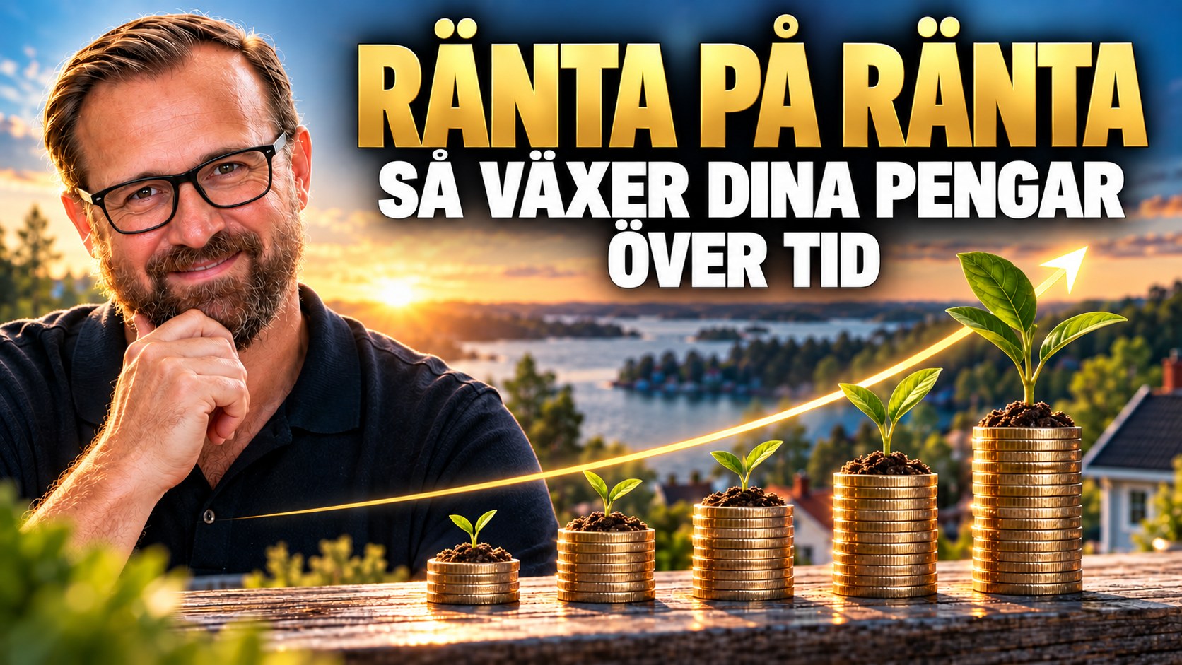 Ränta på ränta, så växer dina pengar över tid