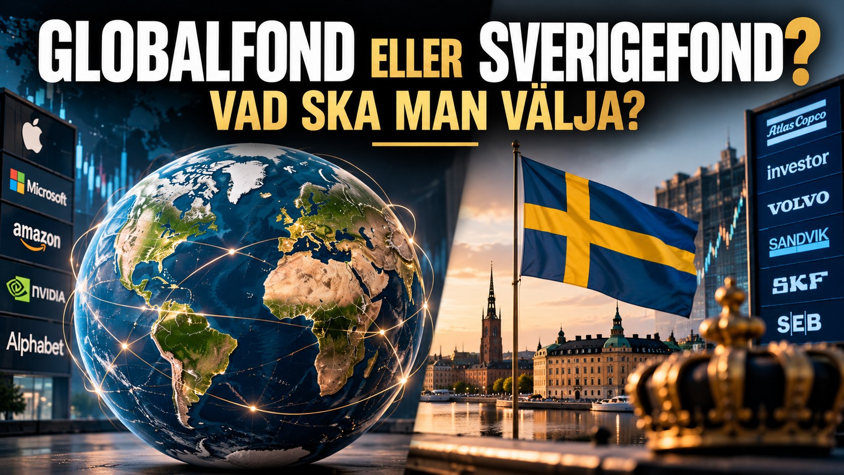 Globalfond eller Sverigefond? Vad ska man välja?