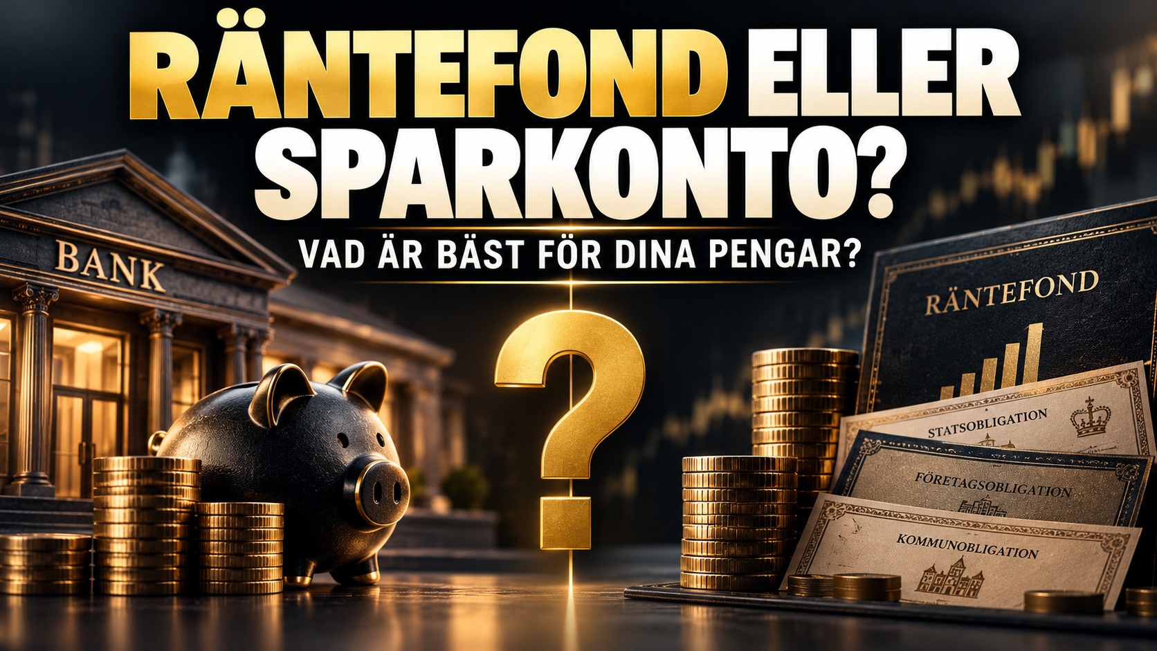 Räntefond eller sparkonto – vad är bäst för dina pengar?