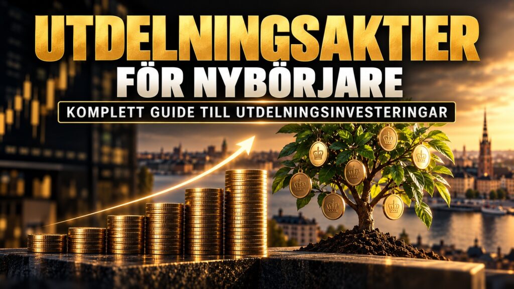 Utdelningsaktier för nybörjare – komplett guide till utdelningsinvesteringar