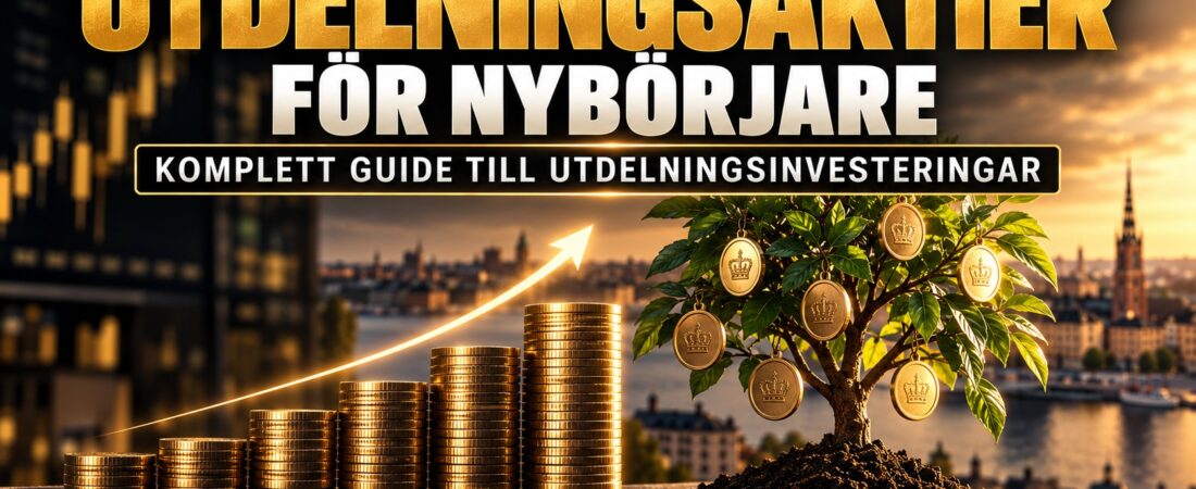 Utdelningsaktier för nybörjare – komplett guide till utdelningsinvesteringar